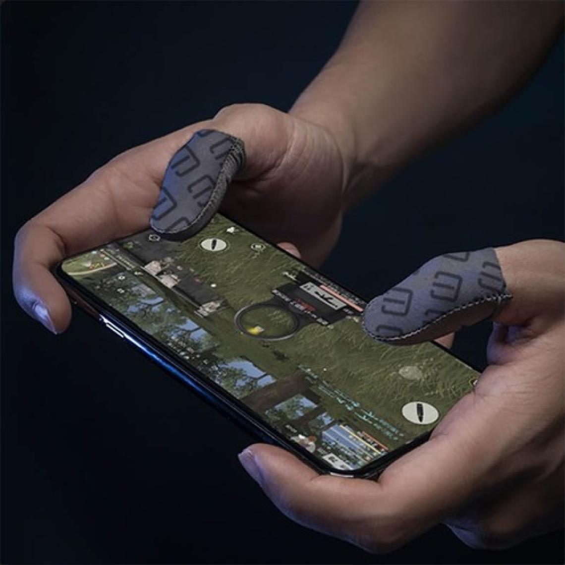BUM N1 Gümüş Fiber Ultra Hassas Pubg Oyun Parmak Eldiveni (2 Adet Parmaklık)