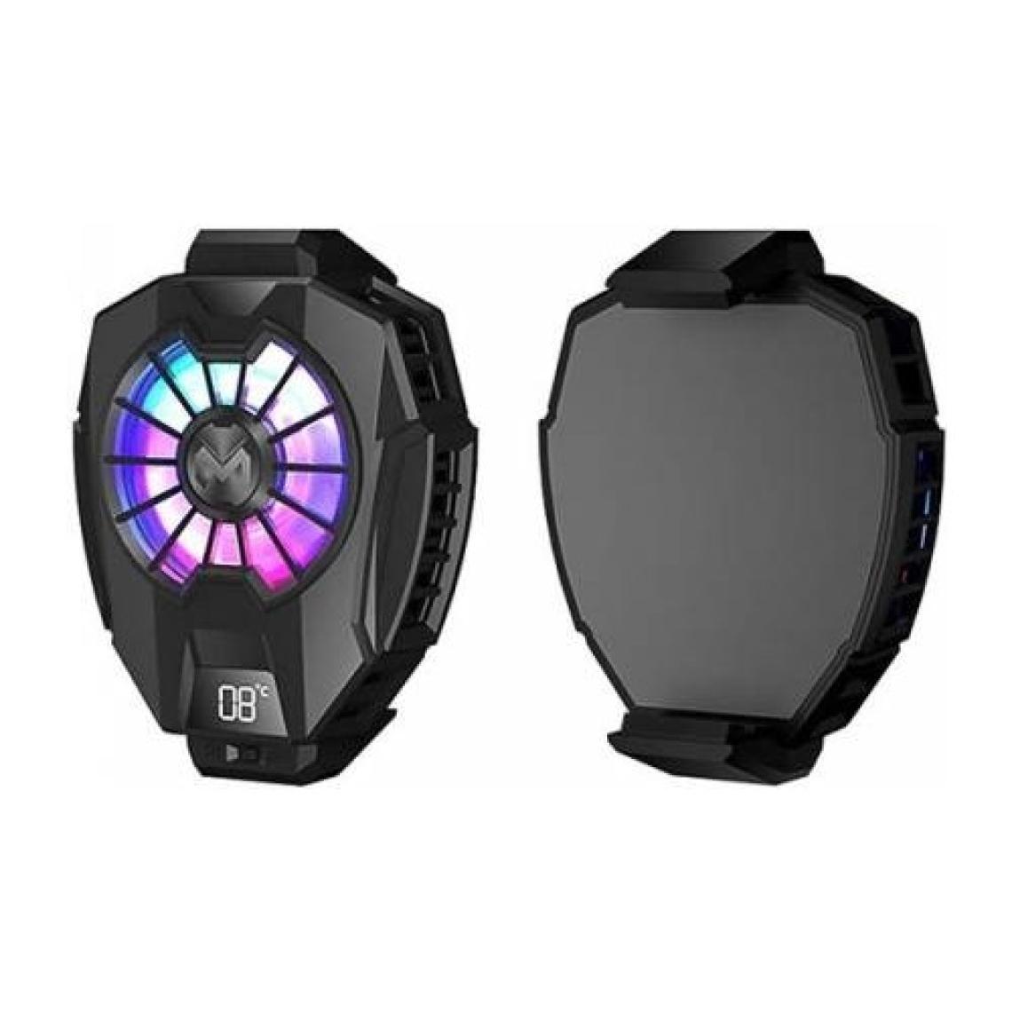 Polhammobile Rgb LED Işıklı Telefon Isı Göstergeli Telefon Soğutucu Fan