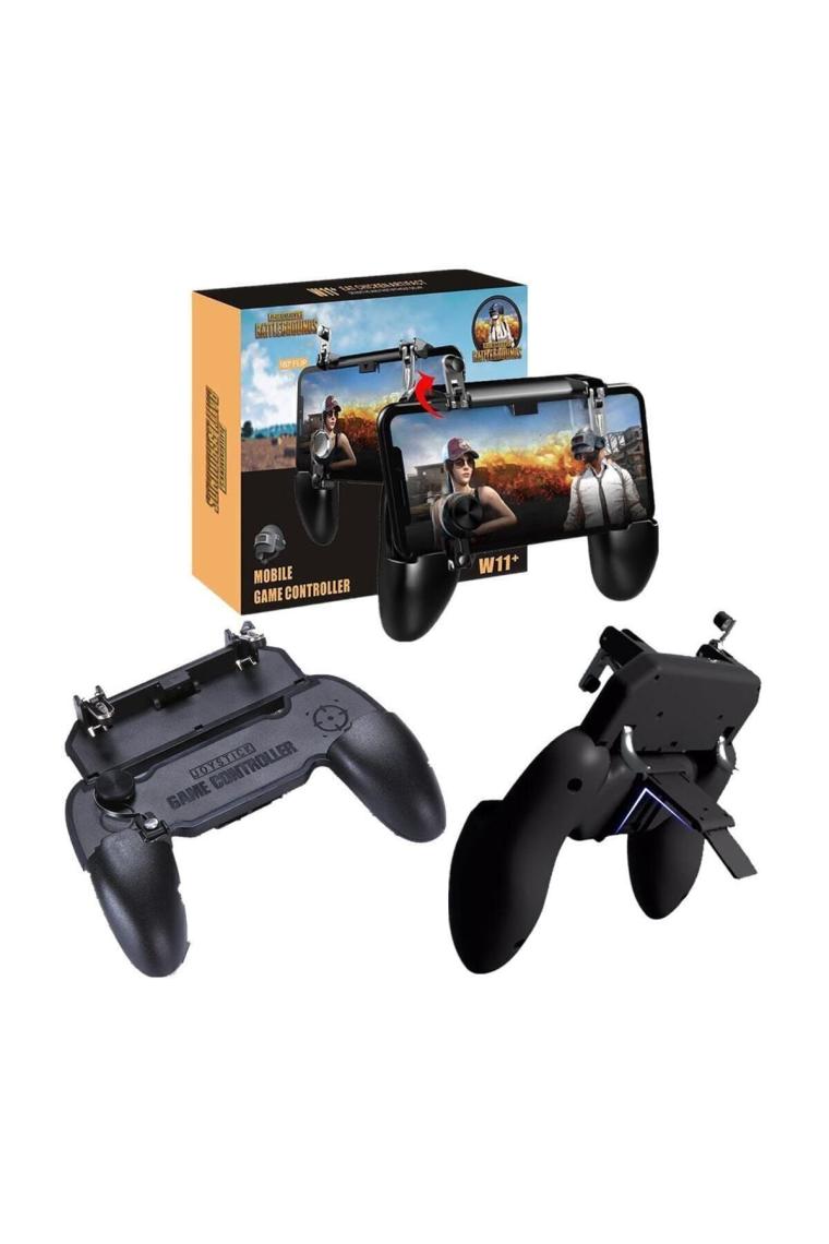 W11 Plus Pubg Oyun Konsolu Ateşleyici Tetik Ve Yönlendirme Joystick Standlı Gamepad A+ Quality
