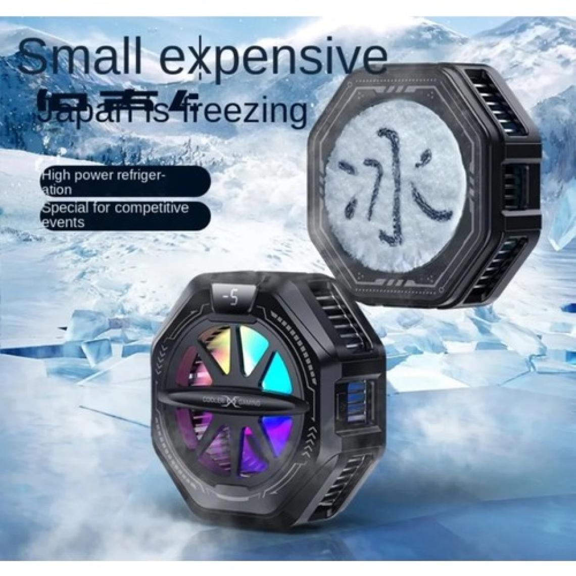 K13 Magsafe Destekli Güçlü Aluminyum Telefon Soğutucu Radyatör Kablolu Rgb Fan 4 Modlu Mıknatıslı ve Mandallı