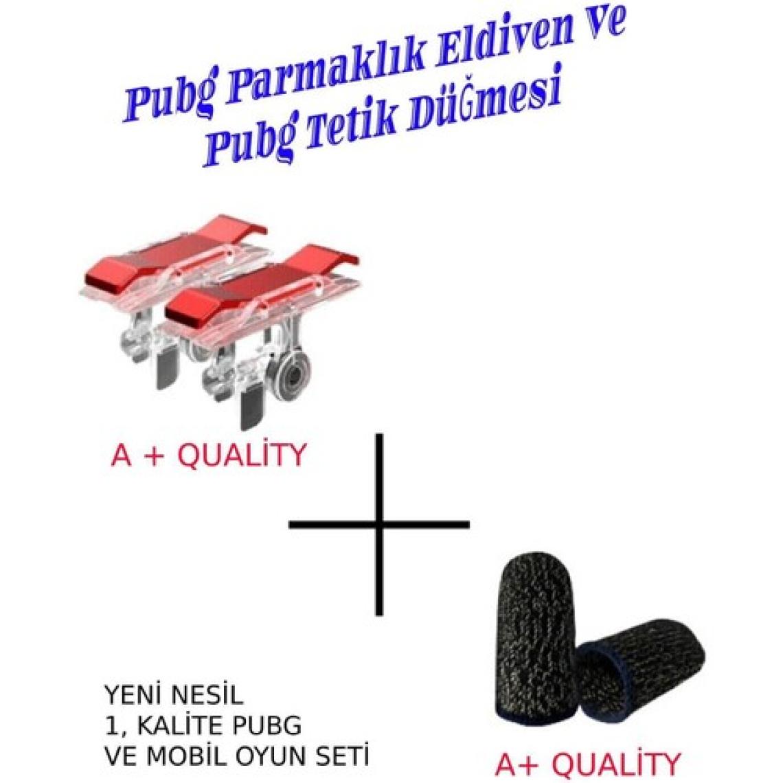 Emre Bilişim Pubg Parmaklık Eldiveni ve Pubg Tetik Düğmesi Set A+ Quality