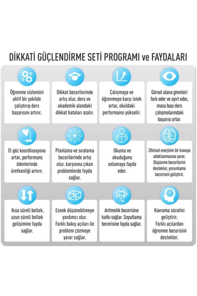 Adeda Yayıncılık Dikkati Güçlendirme Seti (2 Yaş) - Osman Abalı