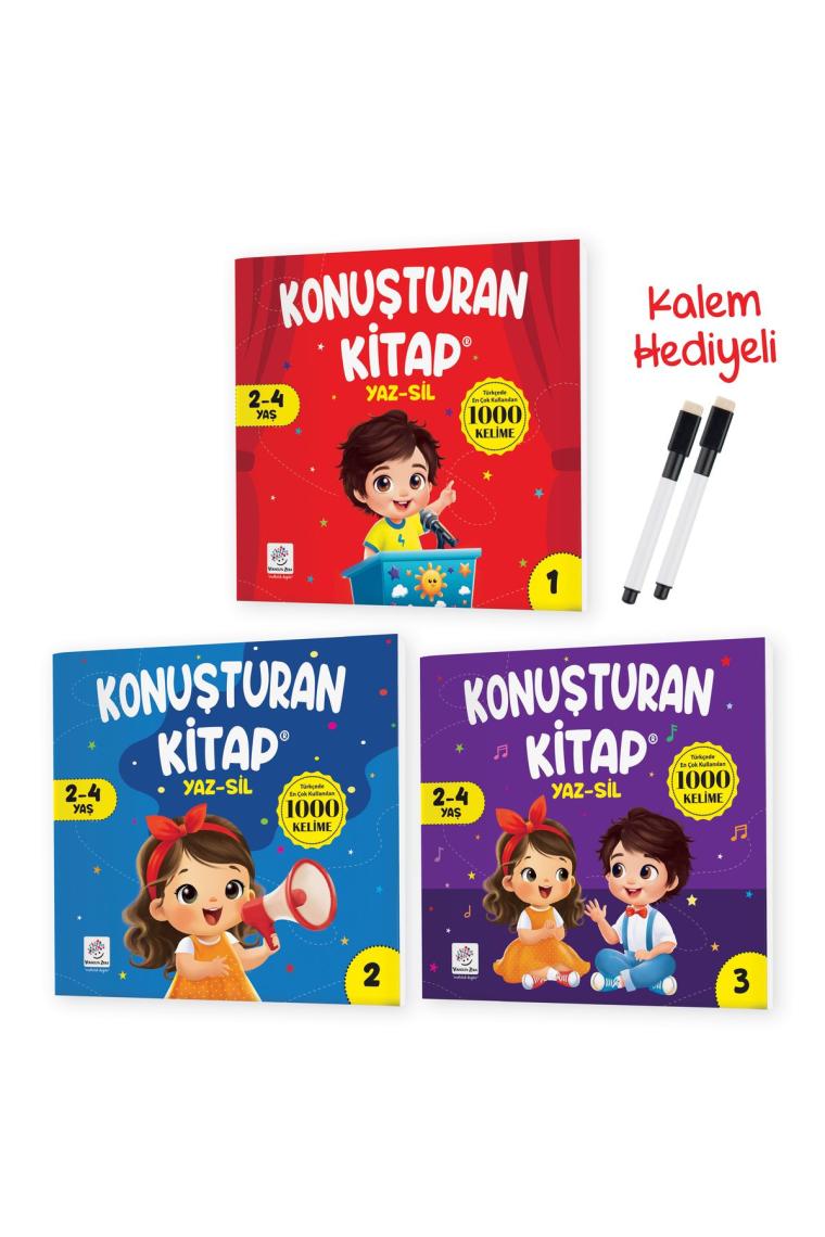 Yükselen Zeka Konuşturan Kitap Serisi Yaz-sil