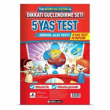 Adeda Yayıncılık Dikkati Güçlendirme Seti Görsel Algı Testi (5 Yaş) - Osman Abalı