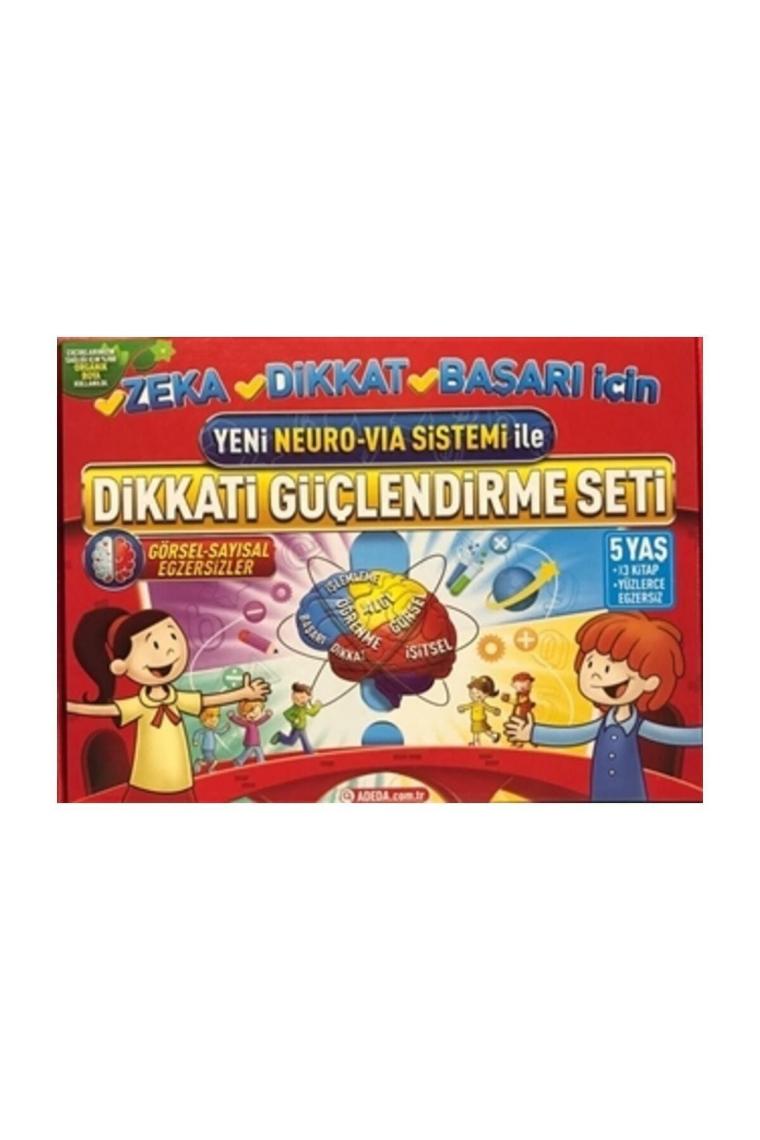 Adeda - Dgs Dikkati Güçlendirme Seti Anasınıfı – 5 Yaş (3 Kitap Takım)