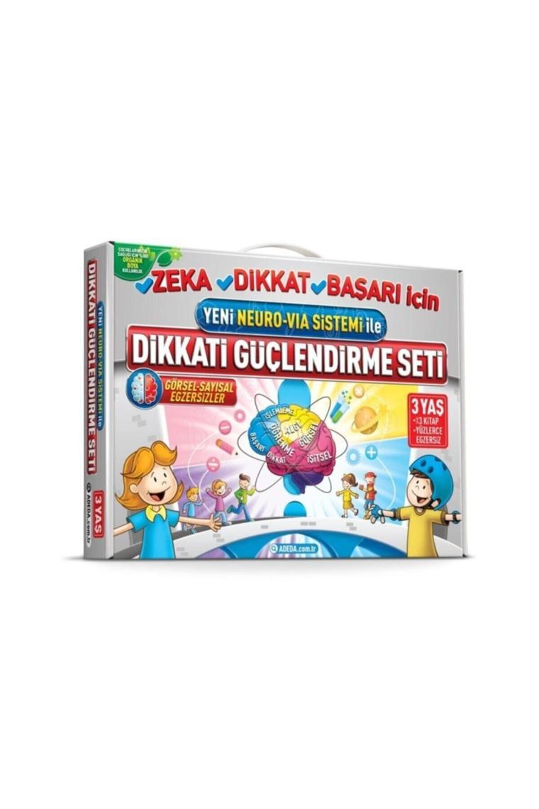 Adeda Yayıncılık Dikkati Güçlendirme Seti (3 Yaş) - Osman Abalı