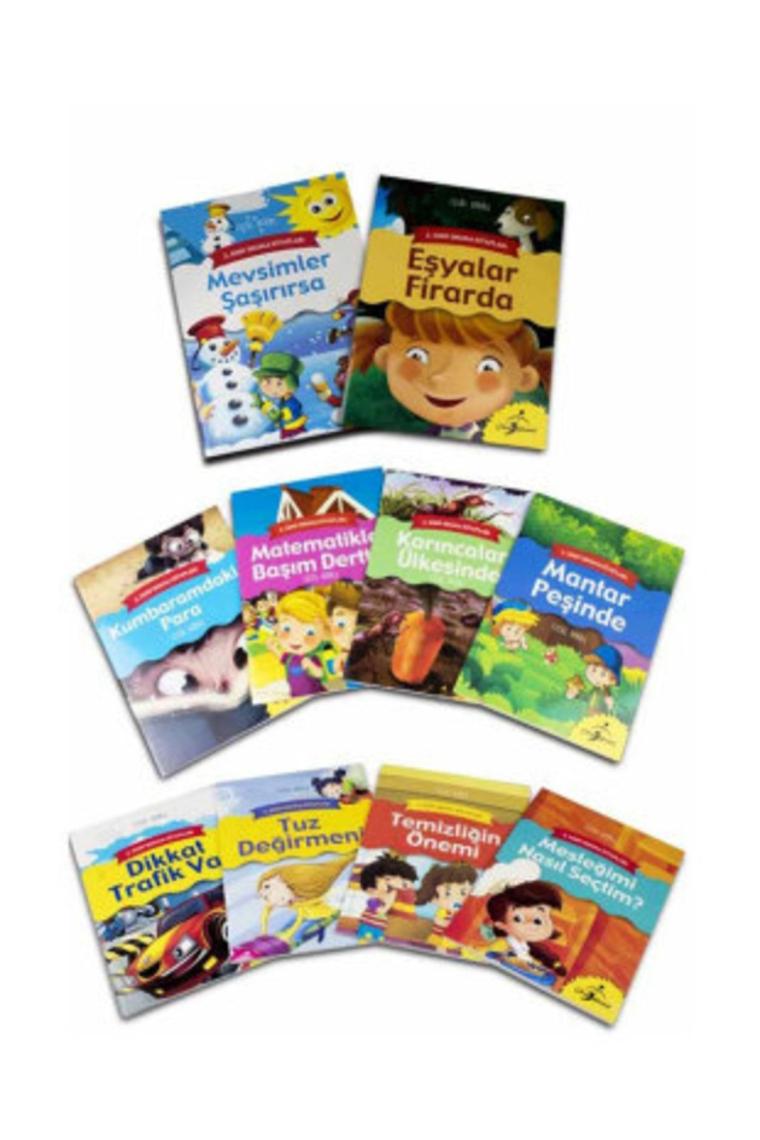 2. Sınıf Okuma Kitapları Seti - 10 Kitap - 480 Sayfa