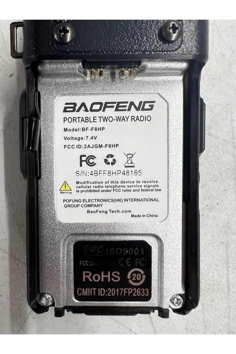 Baofeng BF-F8HP Dual Band 8 Watt Profesyonel El Telsizi - 3. Nesil Uv-5r