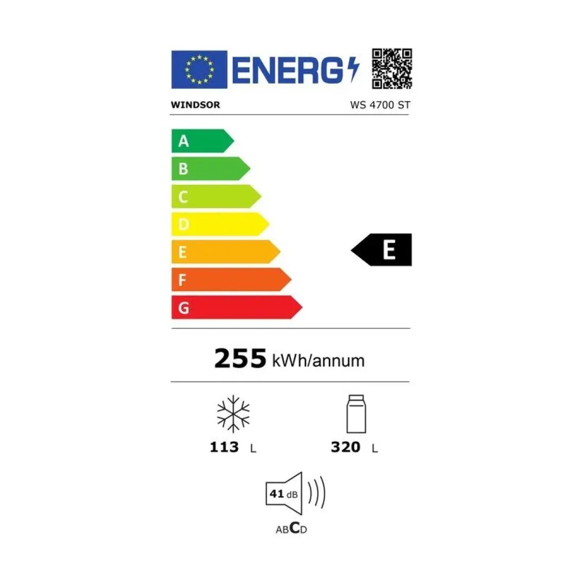 Windsor Ws 4700 St C Enerji Sınıfı 432 Lt Statik Buzdolabı