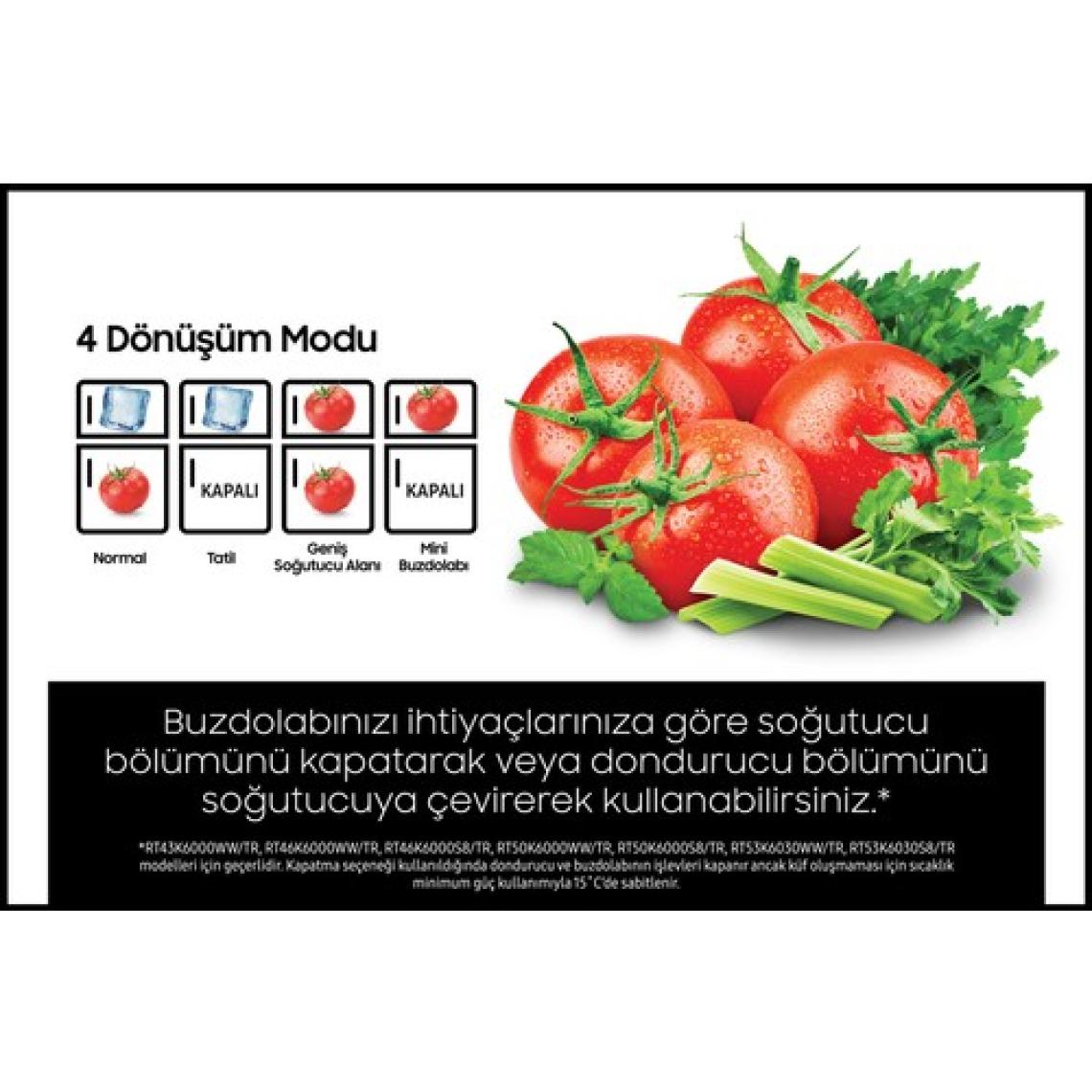 Samsung RT46K6000WW/TR No-Frost Buzdolabı