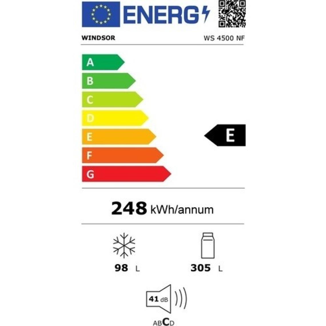 Windsor 4500 Nf E Enerji Sınıfı 402 Lt No-Frost Buzdolabı