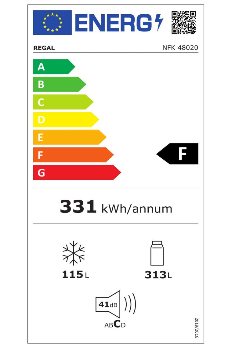 Regal Nfk 48020 427 Lt No-Frost Buzdolabı
