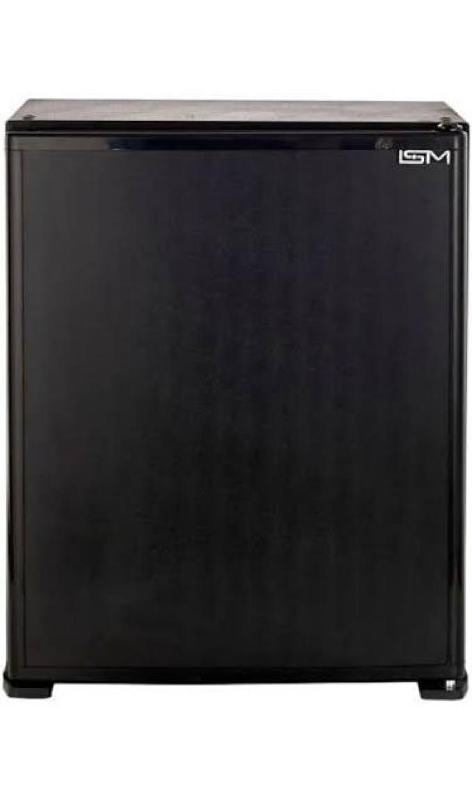 Ism SM-40 Siyah Blok Kapı 40 Litre Kilitli LED Aydınlatmalı Minibar Mini Buzdolabı