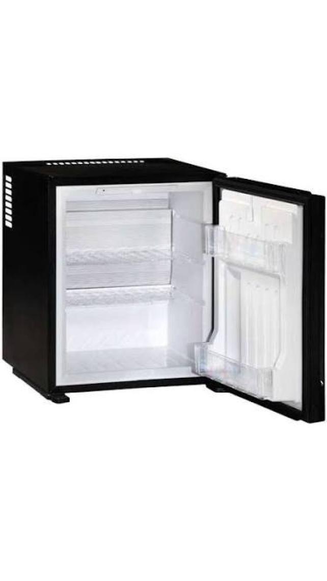 Ism SM-40 Siyah Blok Kapı 40 Litre Kilitli LED Aydınlatmalı Minibar Mini Buzdolabı