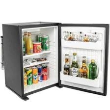 Ism SM-40 Siyah Blok Kapı 40 Litre Kilitli LED Aydınlatmalı Minibar Mini Buzdolabı