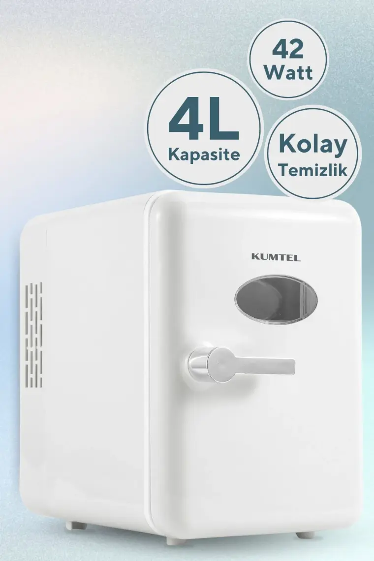 Kumtel 4L Beyaz Mini Buzdolabı HMFR-01