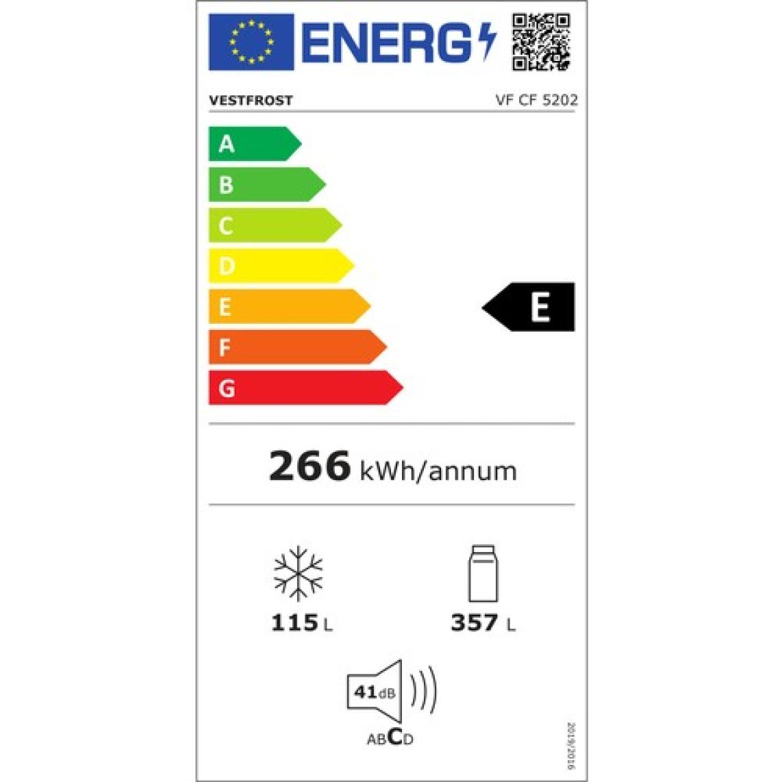 Vestfrost Vf Cf 5202 471 Lt No-Frost Buzdolabı