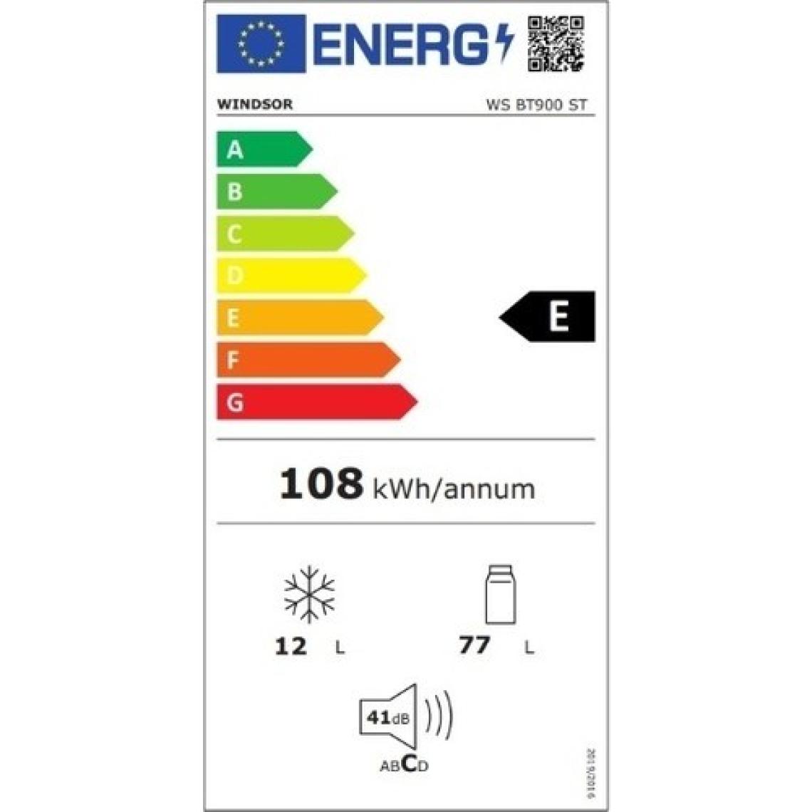 Windsor Ws BT900 St E Enerji Sınıfı 89 Lt Statik Mini Buzdolabı