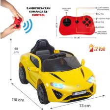 UJ Toys Jagor Sarı 12 V Akülü Araba