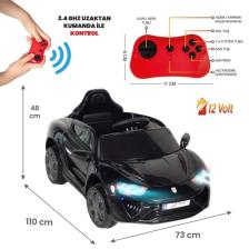UJ Toys Jagor Siyah 12 V Akülü Araba