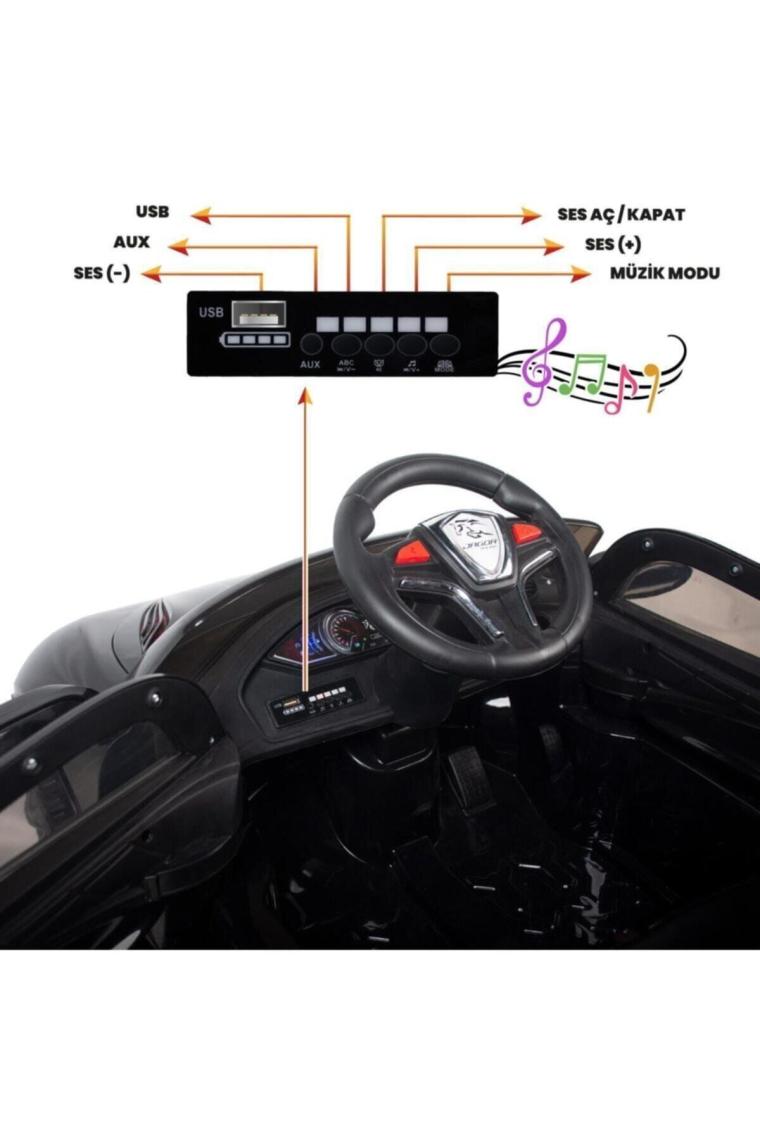 UJ Toys Jagor Siyah 12 V Akülü Araba