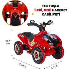 UJ Toys Ranger Kırmızı 6 V Akülü ATV