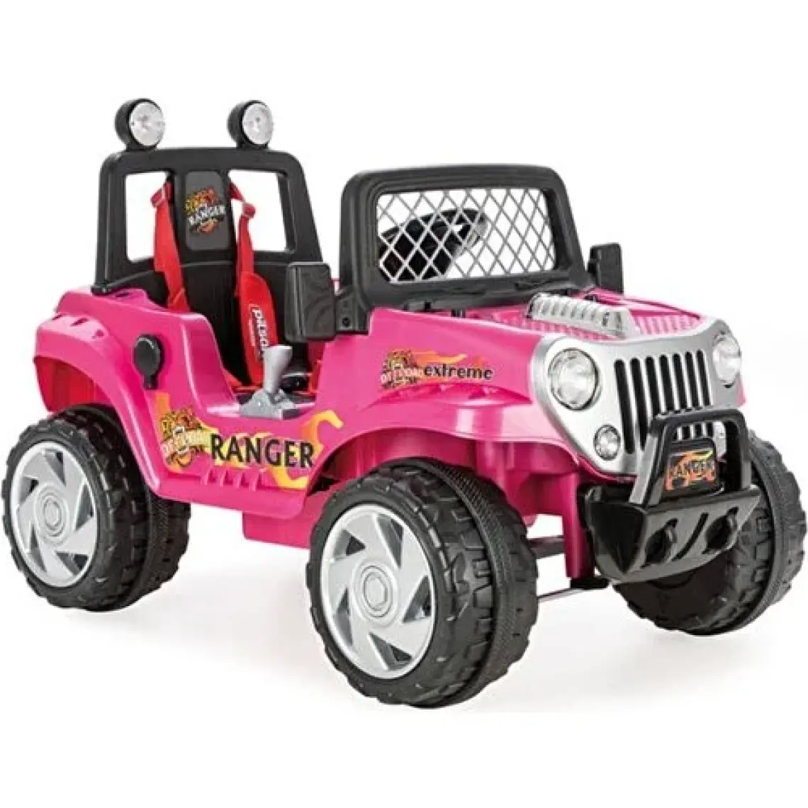Pilsan 05-107 Ranger Uzaktan Kumandalı Pembe 12 V Akülü Araba
