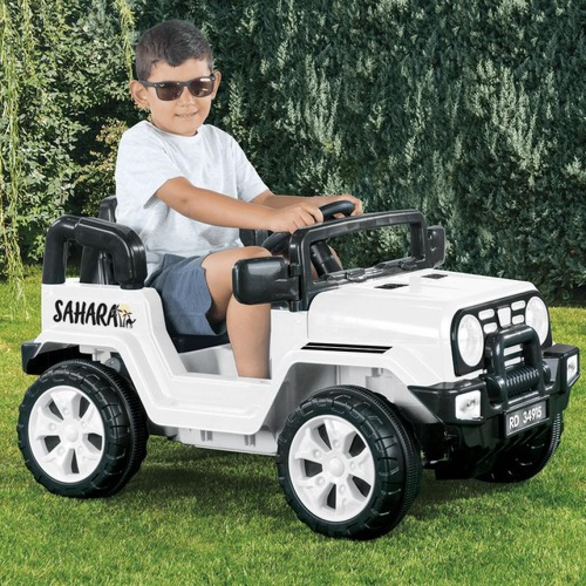 Dolu 8086 Sahara Uzaktan Kumanlı Akülü Araba 12 V - Beyaz