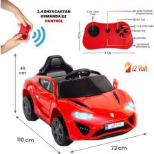 UJ Toys Jagor Kırmızı 12 V Akülü Araba