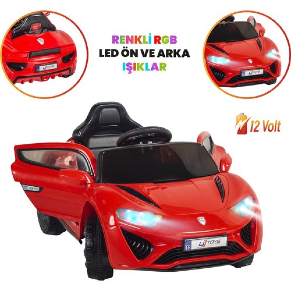 UJ Toys Jagor Kırmızı 12 V Akülü Araba