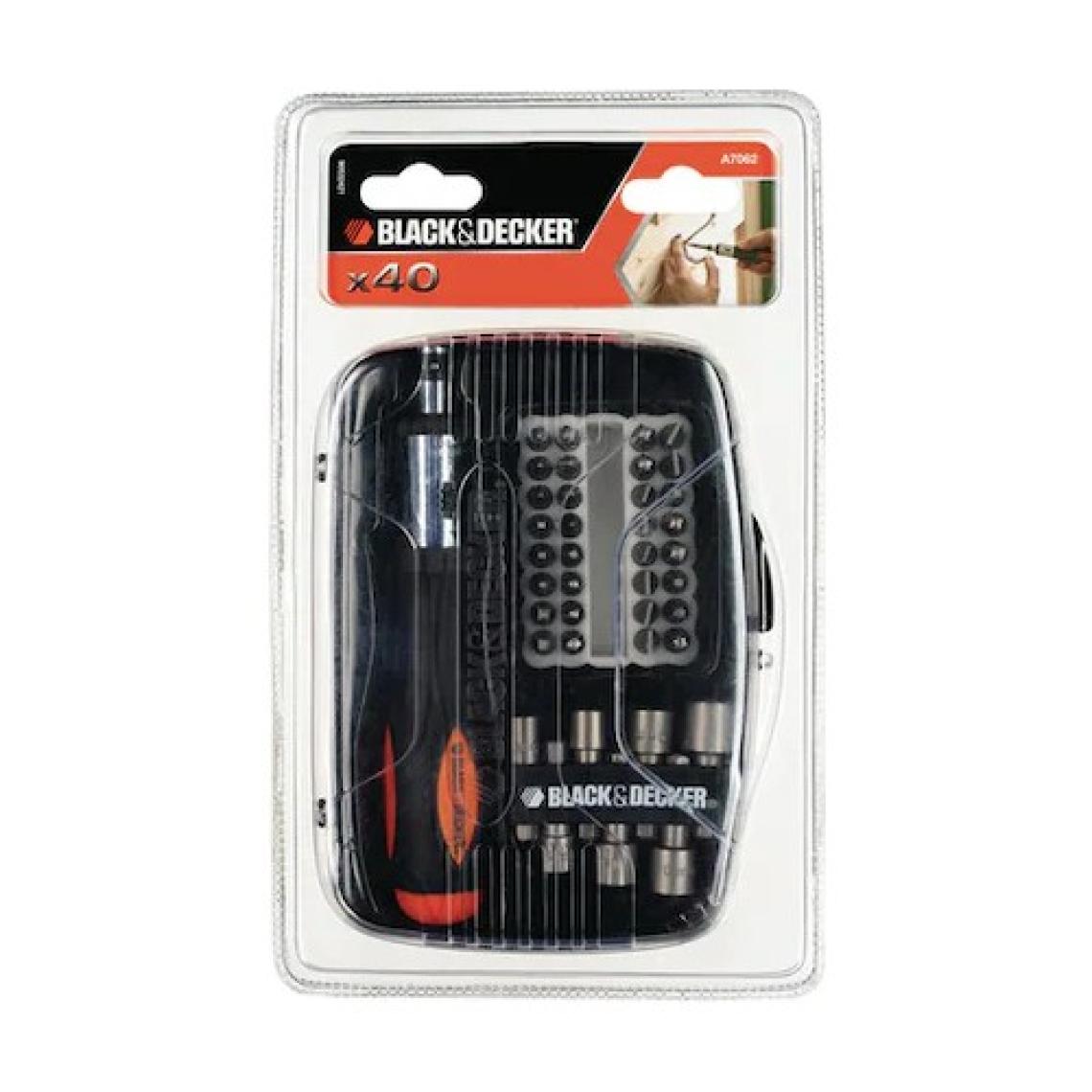 Black&Decker A7062 40 Parça Cırcırlı Tornavida Seti
