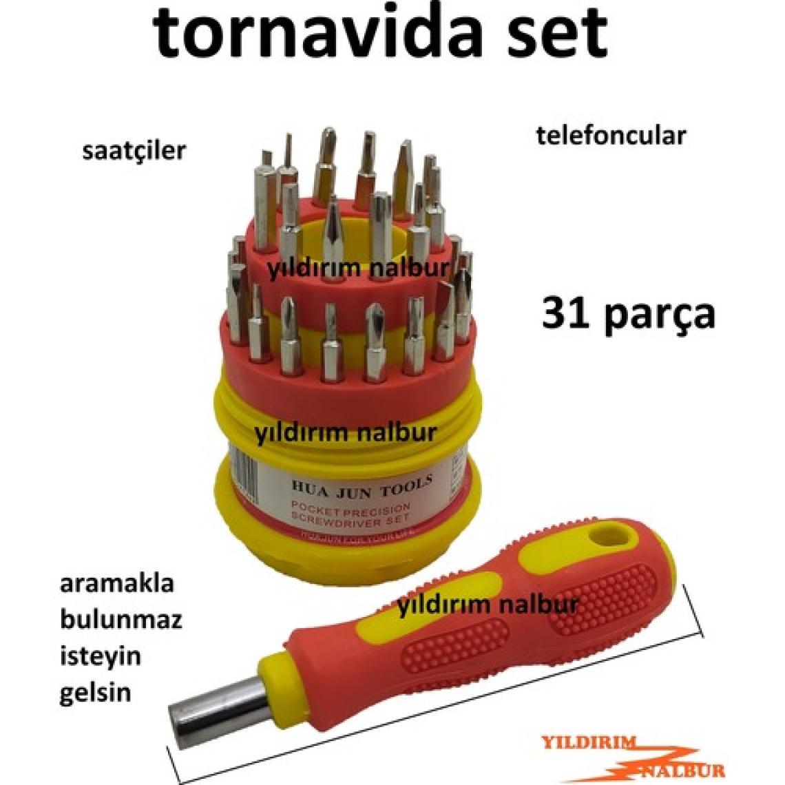 Yıldırım Saatçi Tornavida Set 31'li