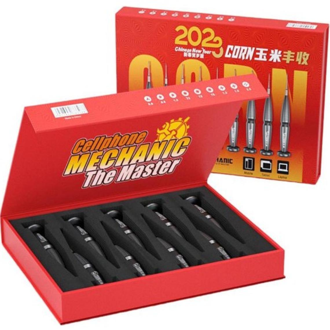 Mechanic 2023 Corn Serisi 9 Parça Manyetik Hassas Tornavida Seti