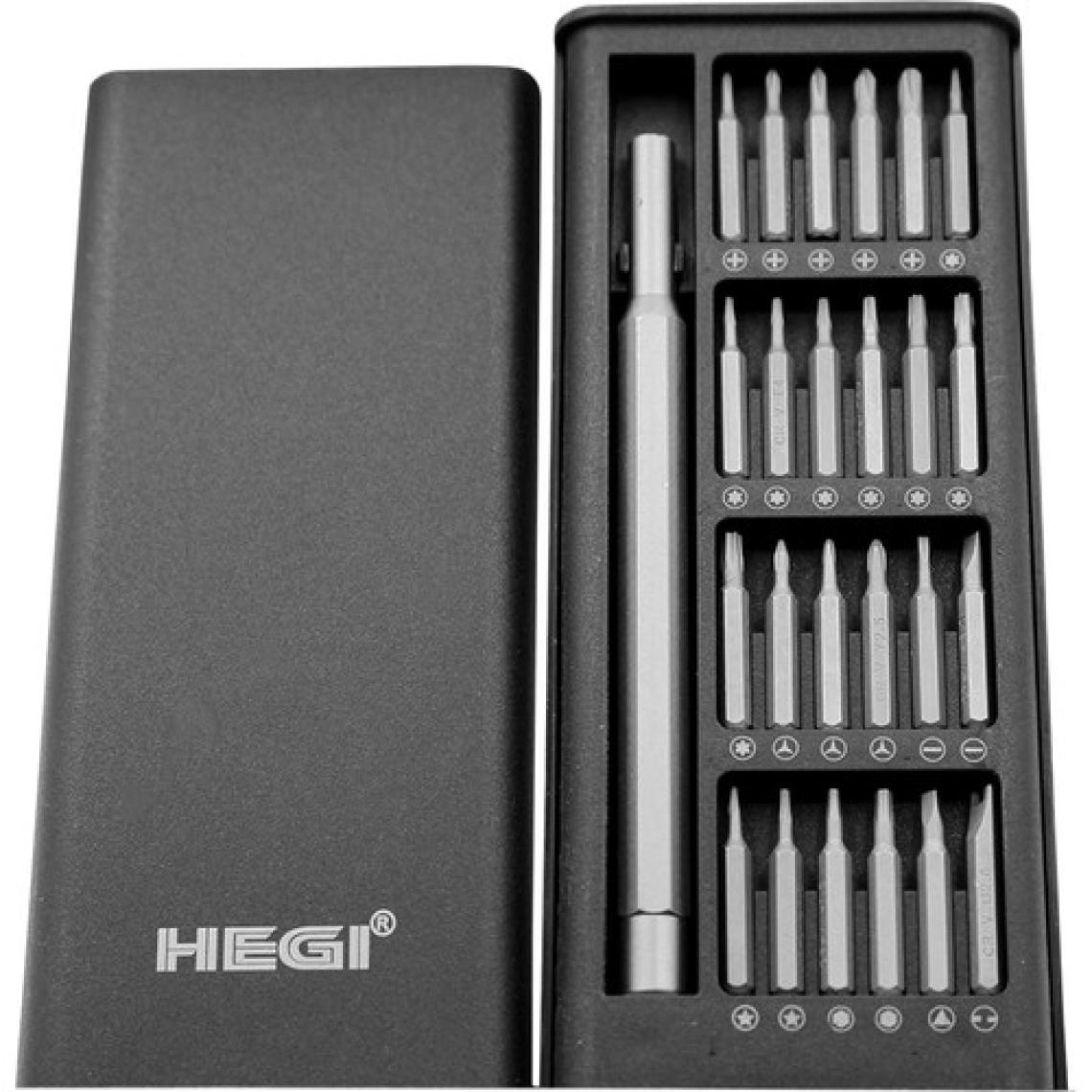 Hegı 25 Parça Mıknatıslı Tornavıda Setı