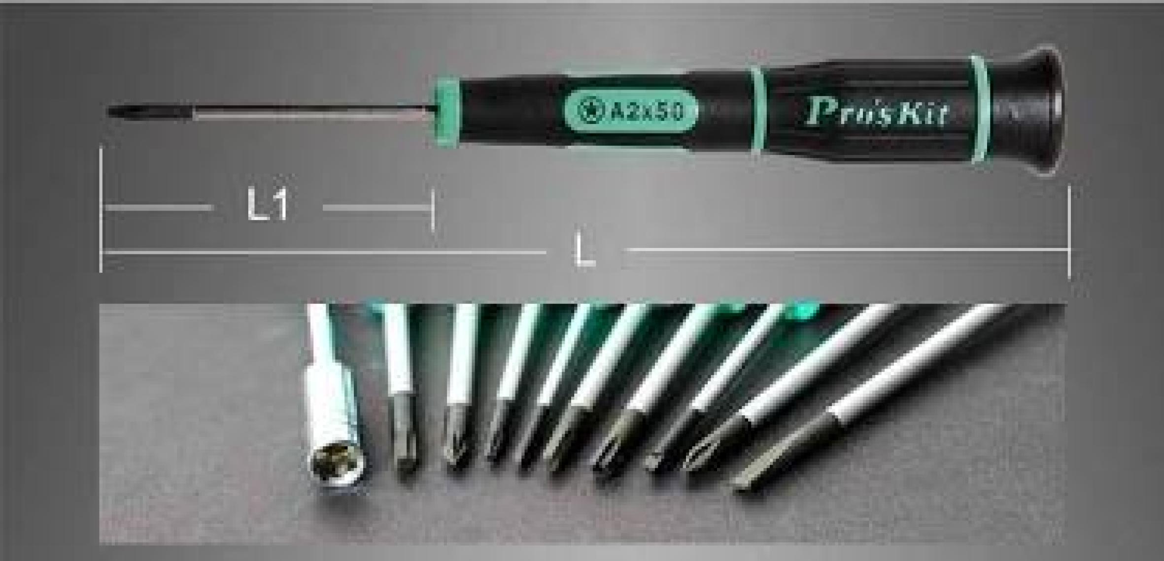 Proskit 1Pk 081-P5 Tornavida Elektronikçi Yıldız 0*75Mm