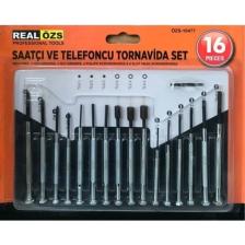 Gali's 16 Parça Cep Telefonu ve Saatçi Tornavida Seti