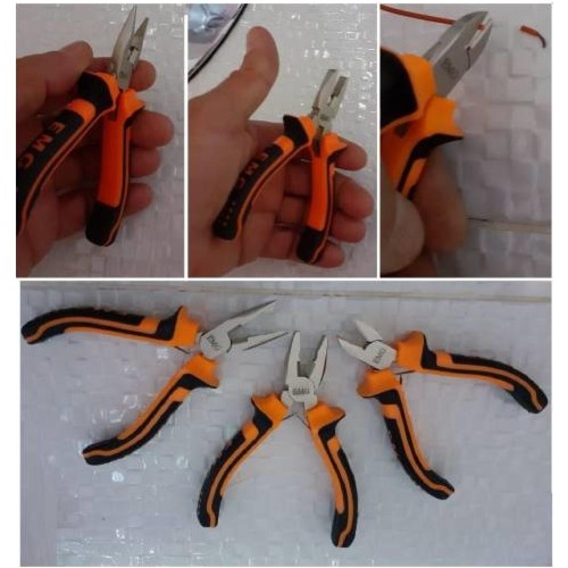 Yayke Mini Kargaburun Pense Yan Keski Set 3'lü
