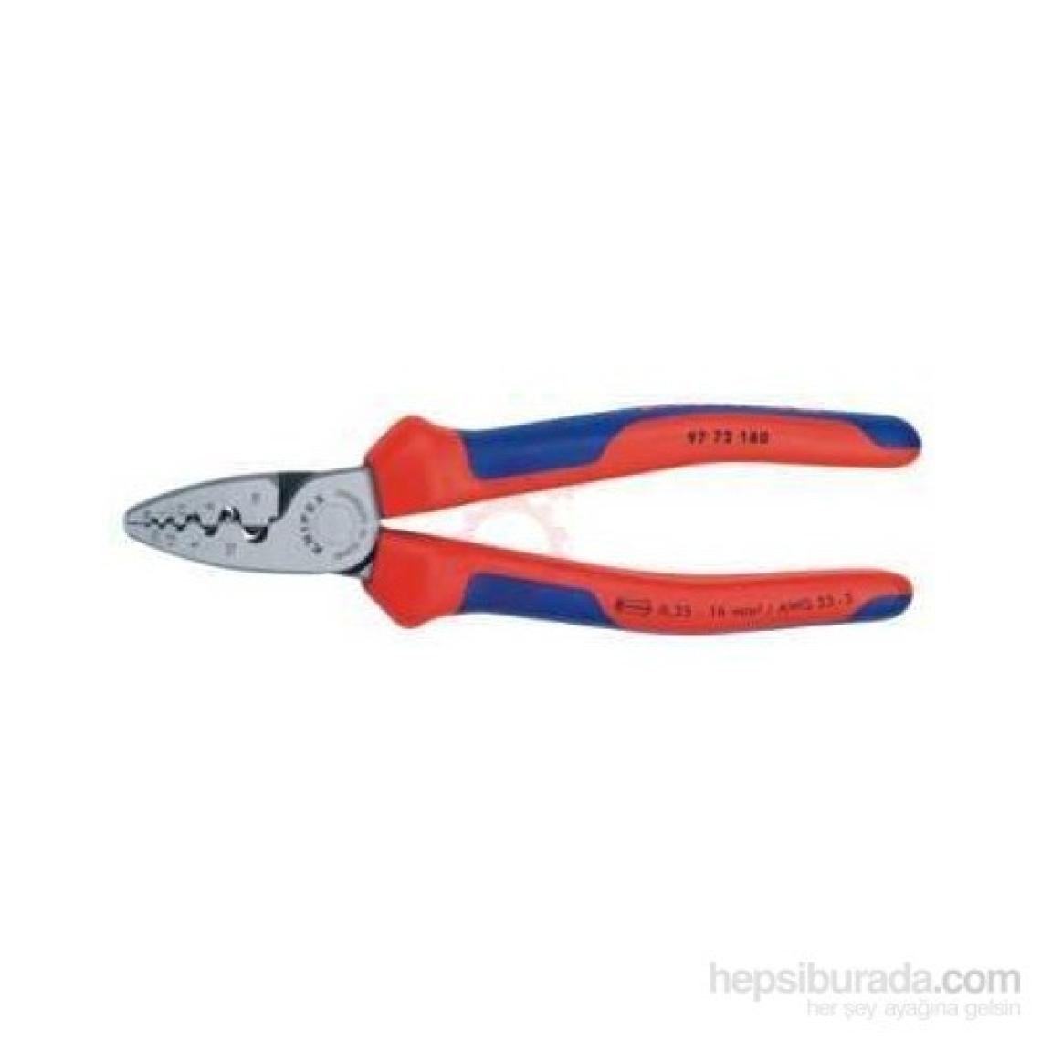 Knipex Yüksük Sıkma Pensi 97 72 180