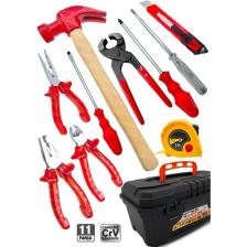 Proxtech  11 Pcs Full Takım El Aleti Kiti Pense Kombin 3 Metre Çekiç Yıldız Düz Kerpeten Tamir Kiti
