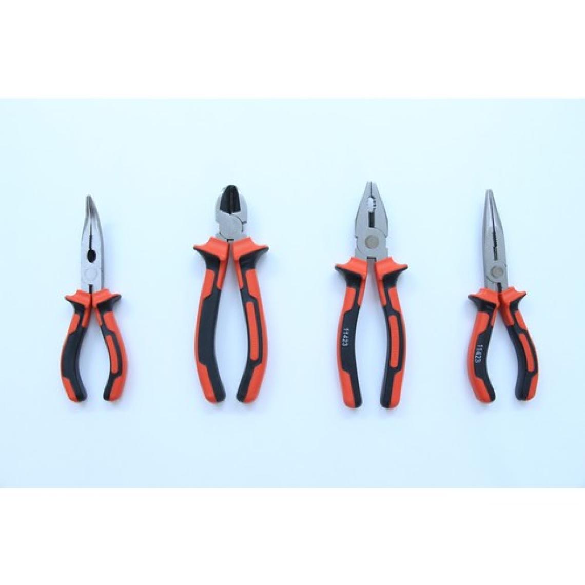Worldforce 4 Parça 180 mm Oto Servis Pense Seti  S2 Çelik Profesyonel Alet