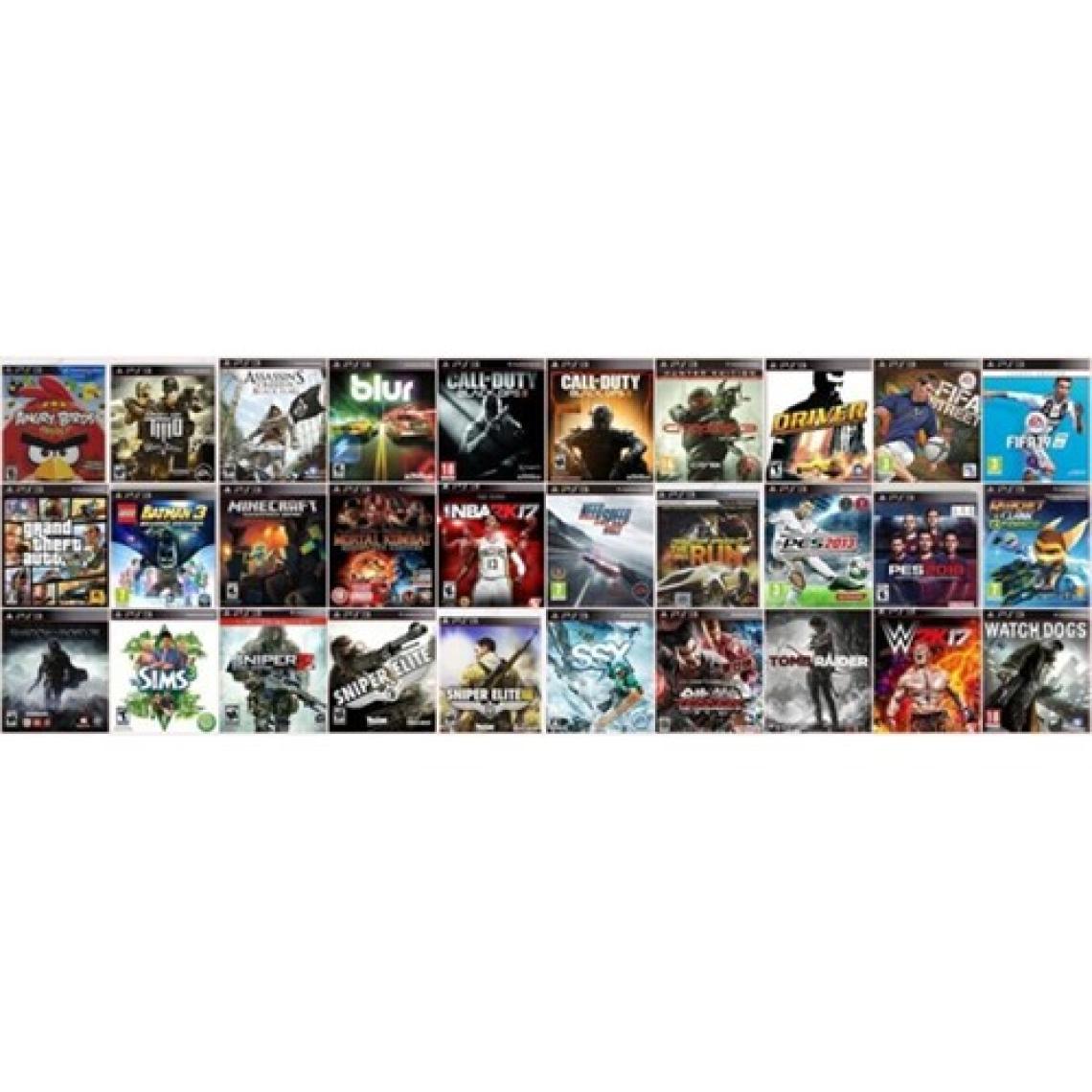 Sony Playstation 3 +Slim Kasa+ 500GB + 180 Oyun+ 2 Sıfır Joistick +1 Yıl Garanti