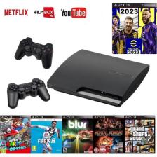 Sony 320GB Ps3 + 2 Adet Sıfır Gamepad + 20 Adet  Güncel Savaş Oyunları, Pes 2023