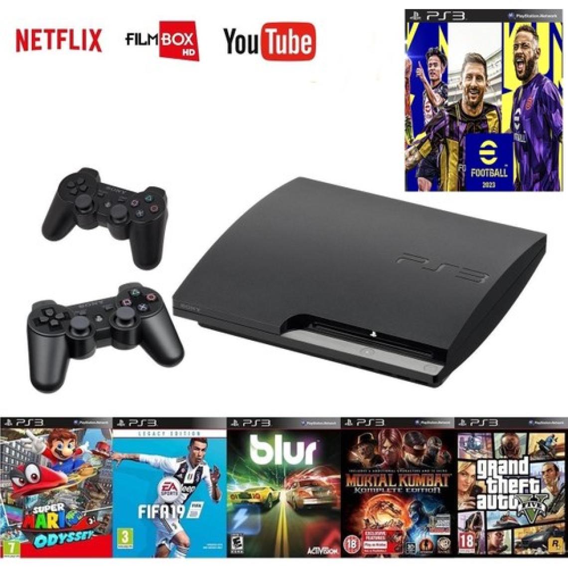 Sony 500GB Ps3 + 2 Adet Sıfır Gamepad + 100 Oyun Pes 23 Vb. Güncel Oyunlar