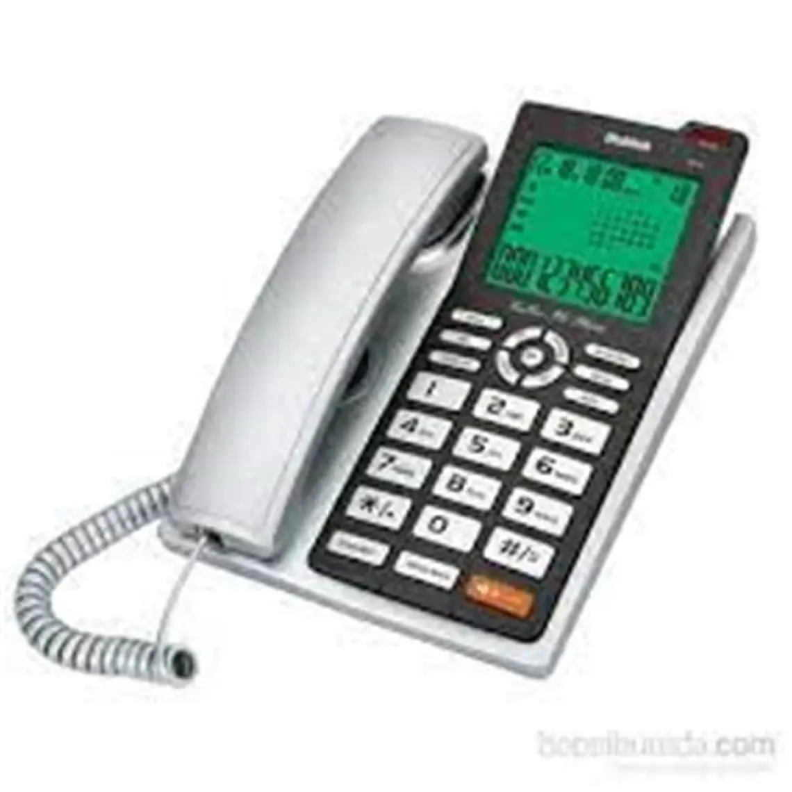 Multitek Mc 140 Silver Ekranlı Arayan Numara Gösteren Handsfree Masa Üstü Telefon