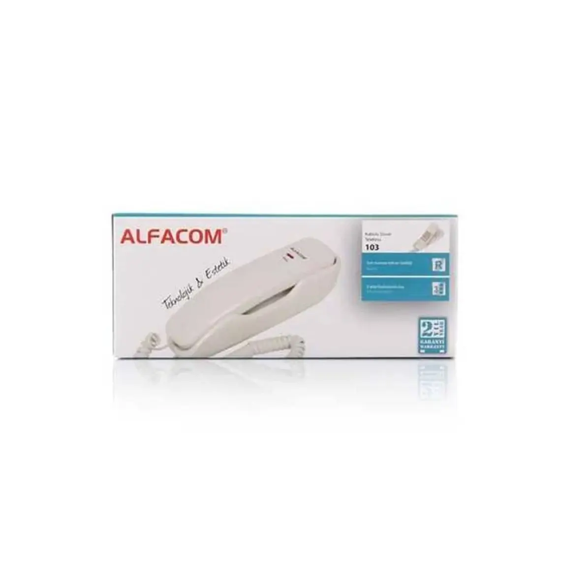 Alfacom Kablolu 103 Duvar Tipi Siyah 103-Sıyah