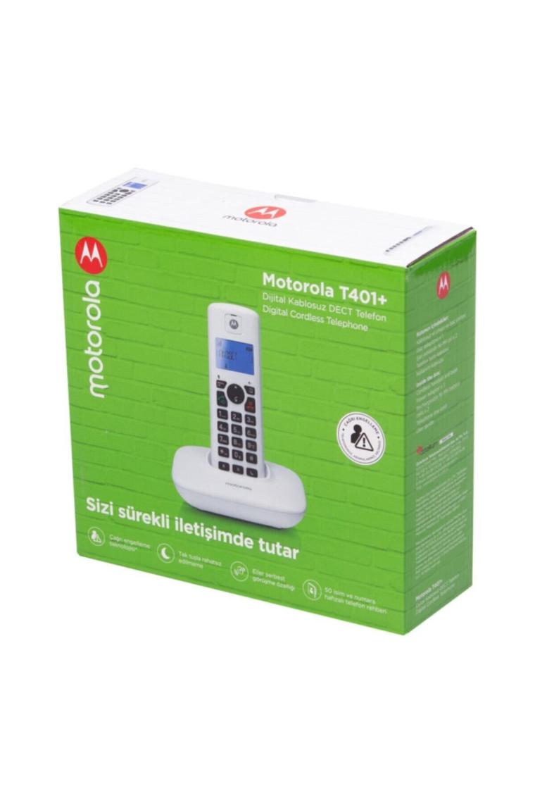 Motorola T401+ Handsfree Dect Telsiz Telefon Beyaz
