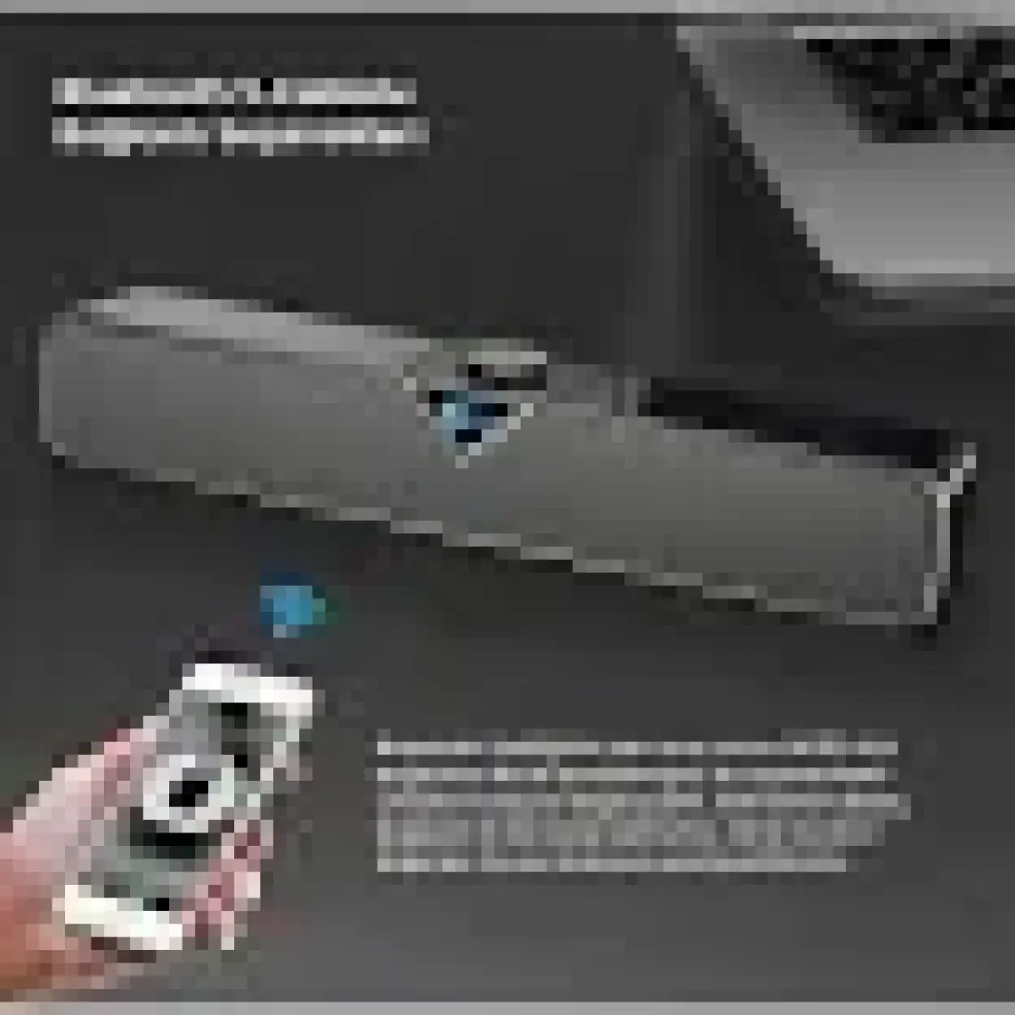 Lecoo DS102 Bluetooth + Kablolu BT/USB/AUX Stereo 6W Soundbar Taşınabilir Hoparlör Siyah