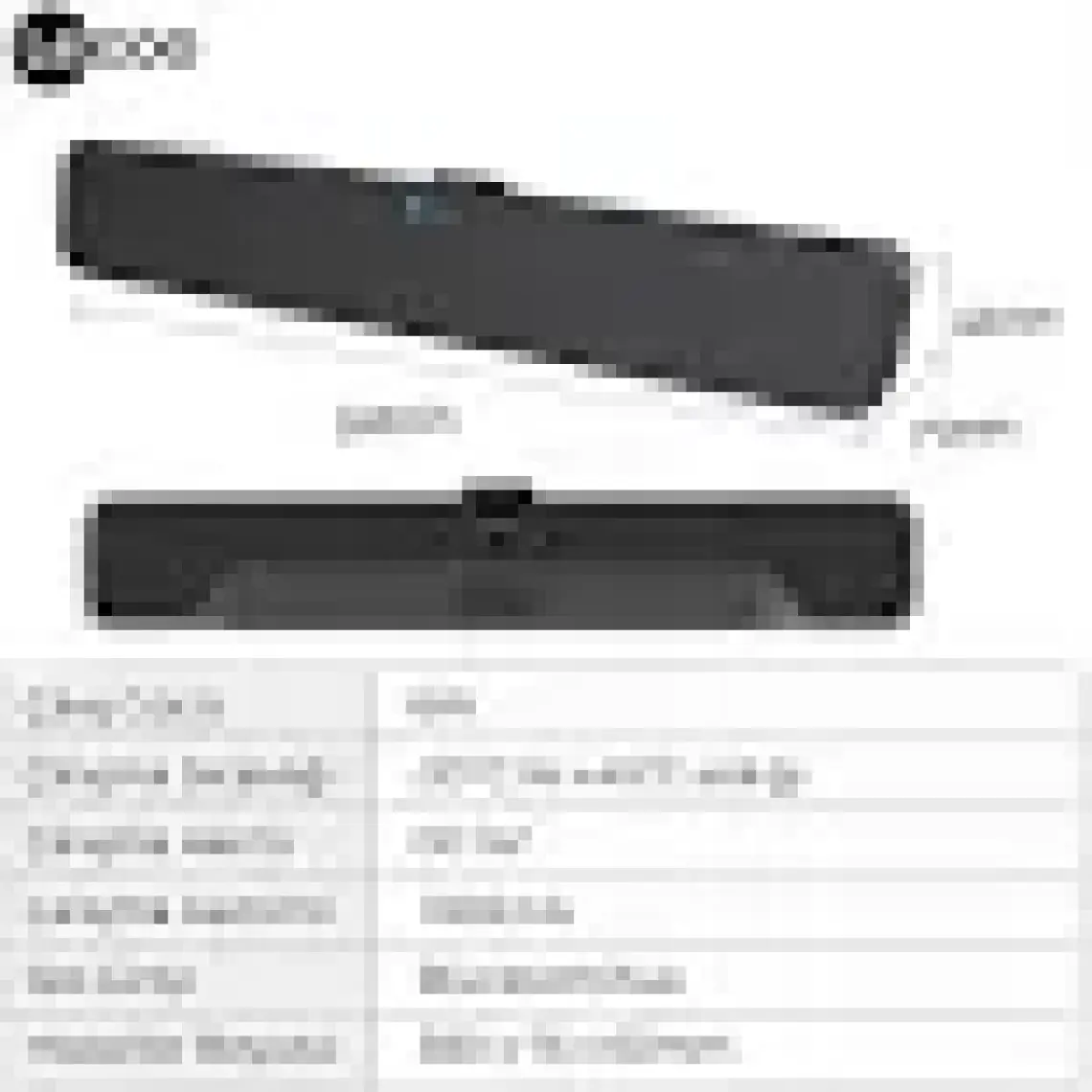 Lecoo DS102 Bluetooth + Kablolu BT/USB/AUX Stereo 6W Soundbar Taşınabilir Hoparlör Siyah