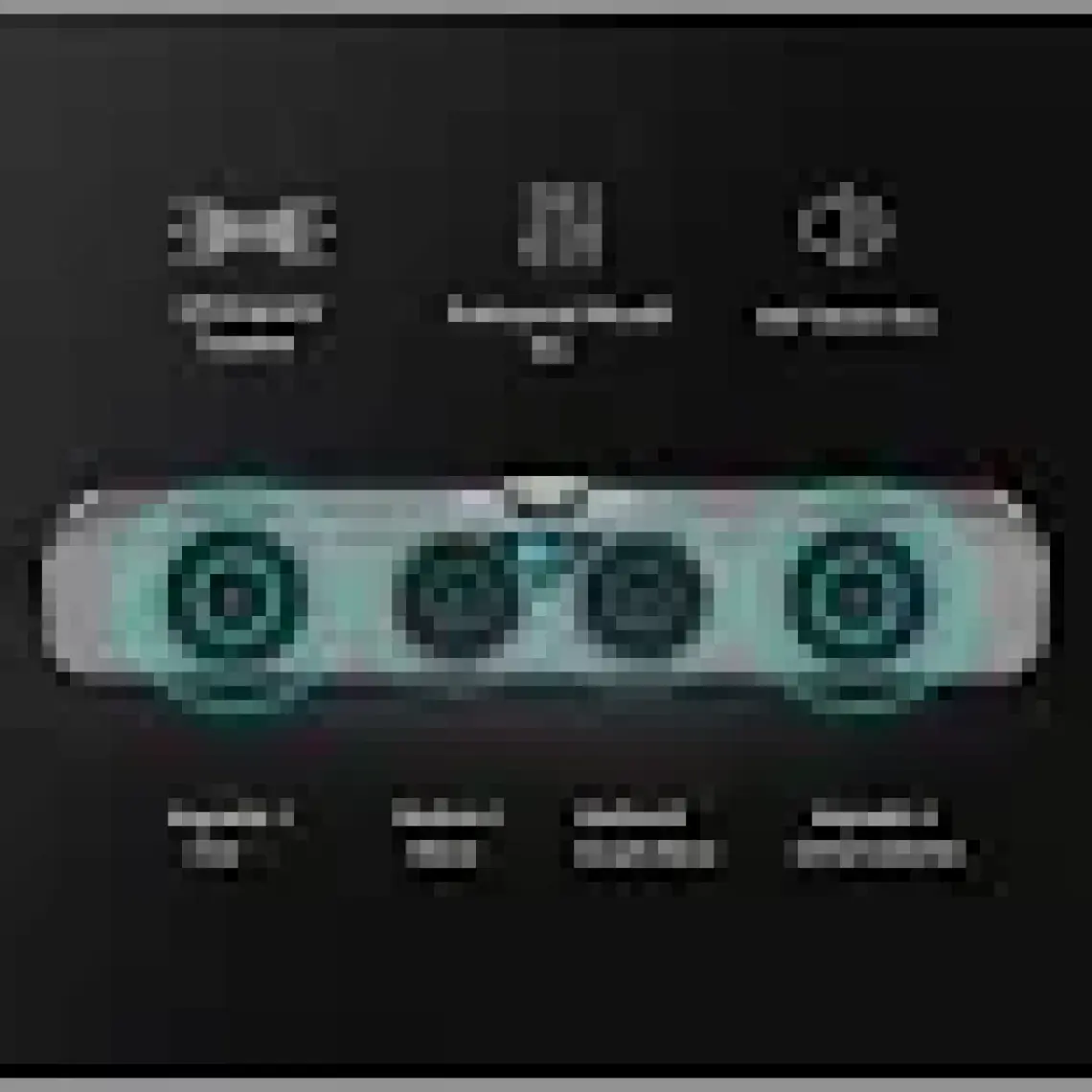 Lecoo DS102 Bluetooth + Kablolu BT/USB/AUX Stereo 6W Soundbar Taşınabilir Hoparlör Siyah