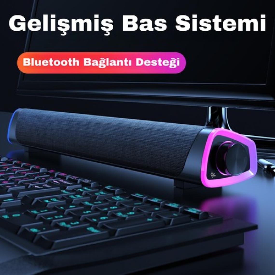 Daily Link Dailylink Bluetooth Güçlü Hoparlör Bas Subwoofer Soundbar Tv Ses Sistemi Stereo